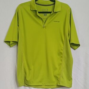 Merrell Lime Green Optiwick Polo
